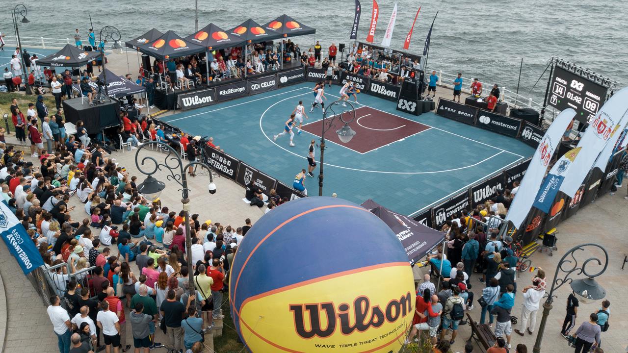 Sărbătoarea baschetul 3x3 la Constanța: Turneul de calificare la Campionatele Europene s-a disputat în weekend pe Faleza Cazino