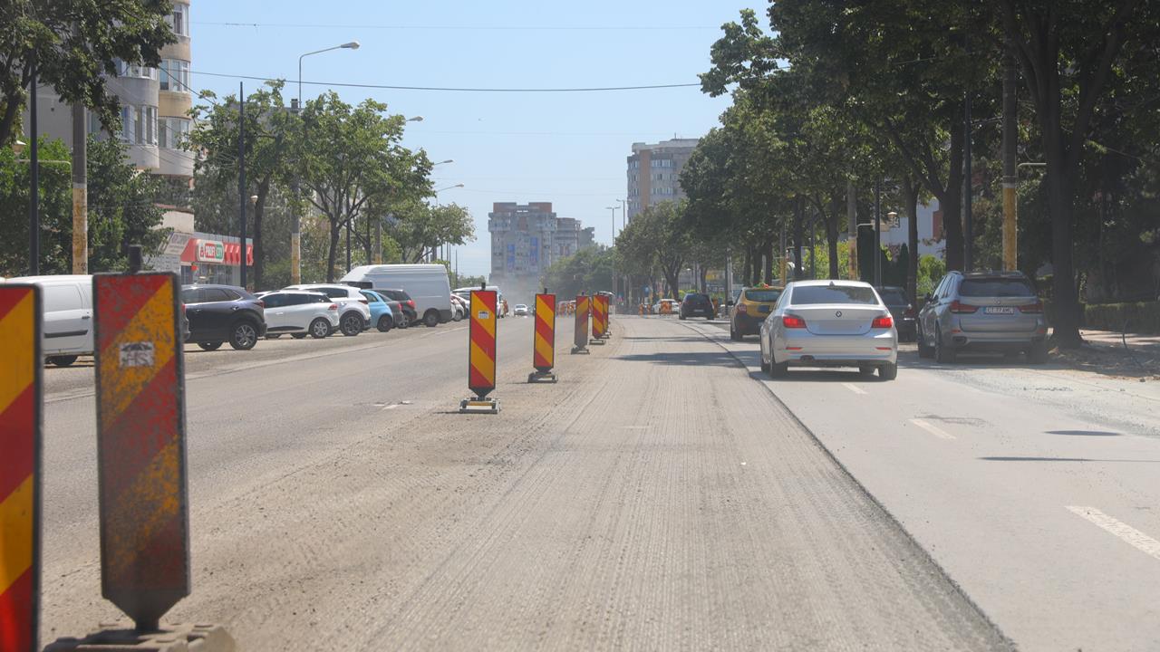 Continuă lucrările de modernizare între Gara CFR și stațiunea Mamaia: restricții de trafic